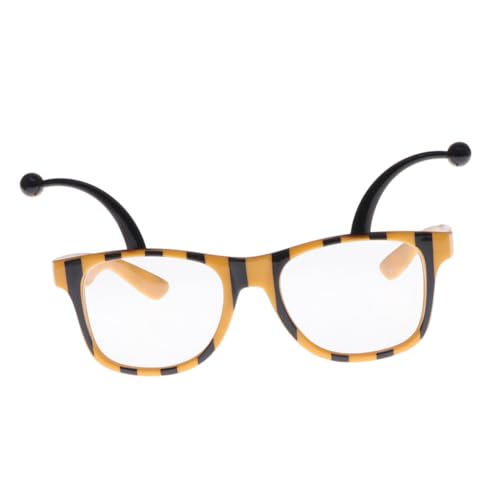 MERRYHAPY Kreative Bienenspielzeug Brille Für Partys Fotos Und Urlaubsanlässe Bunte Fake Brille Mit Einzigartigem Design Ideal Für Kinder Und Erwachsene Lustiges Accessoire Für Feiern von MERRYHAPY