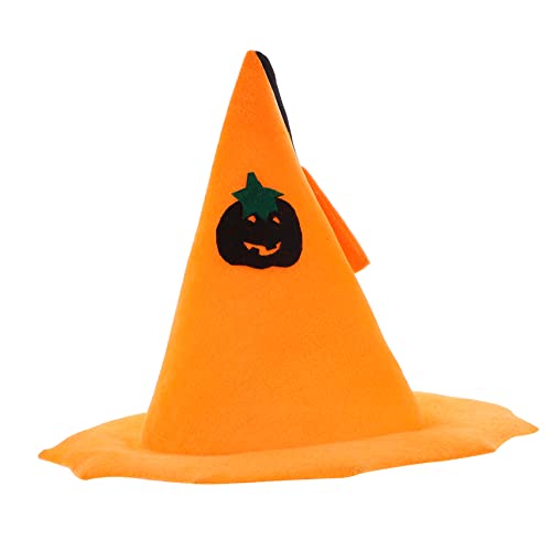 MERRYHAPY Kürbishut Stilvoller Halloween Hut Zaubererhut Dekorativer Halloween Hut Halloween Kostüme Verschleißfester Halloween Hut Kürbiskuchenhut Kürbis Cosplay Hut Hexenhut Hüte von MERRYHAPY