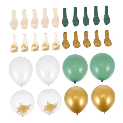 MERRYHAPY Metallic Latex Luftballons Set Avocado Dekorative Ballons Für Hochzeiten Geburtstagsfeiern Shower Und Partys Party Deko Ballons von MERRYHAPY