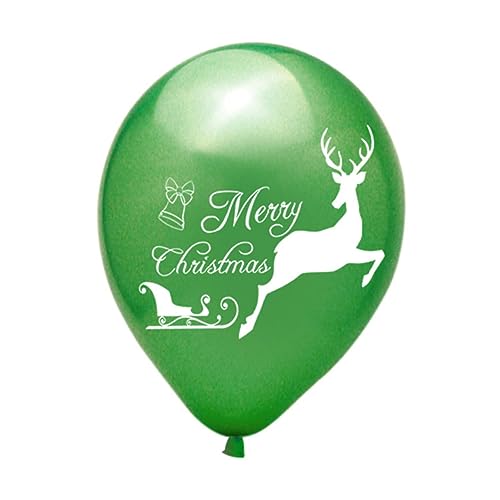 MERRYHAPY Weihnachts Themen Latexballons Set Gedruckte Ballons Für Partydekoration 6 Und 6 Ideal Für Feiern Und Geburtstagsanlässe Set 5 von MERRYHAPY