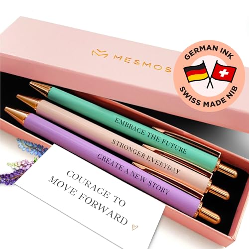 MESMOS New Beginnings Geschenke für Frauen, ausgefallenes Kugelschreiber-Set, Scheidungsgeschenke für Frauen, Abschiedsgeschenke für Freunde und Kollegen, Trenngeschenke für Frauen, Abschiedsgeschenke von MESMOS