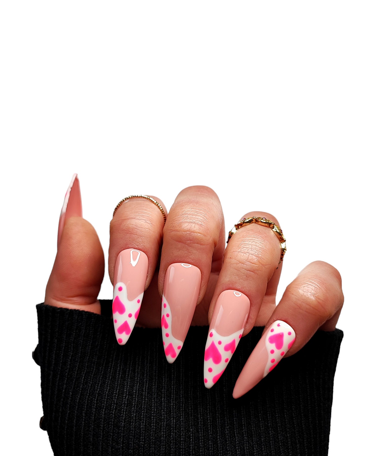 Press On Nails French Love von MEVANAILS