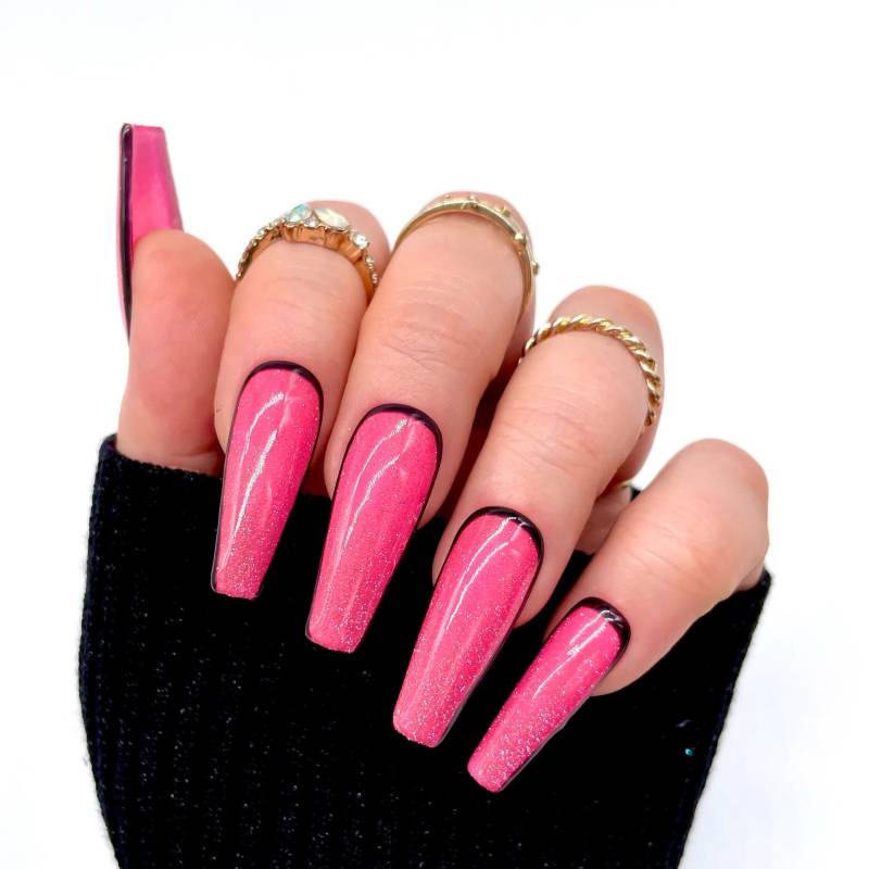 Press On Nails Lady Pink von MEVANAILS