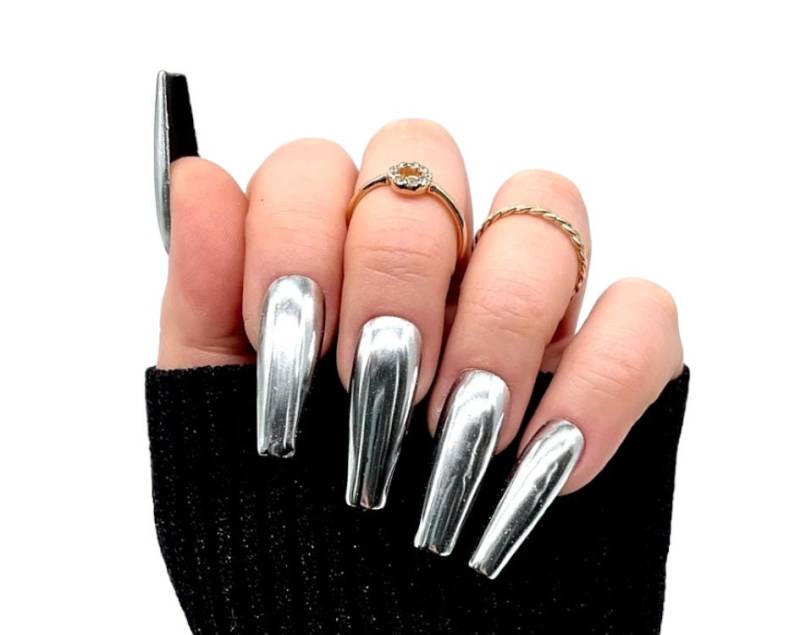 Press On Nails Mirror Chrome von MEVANAILS