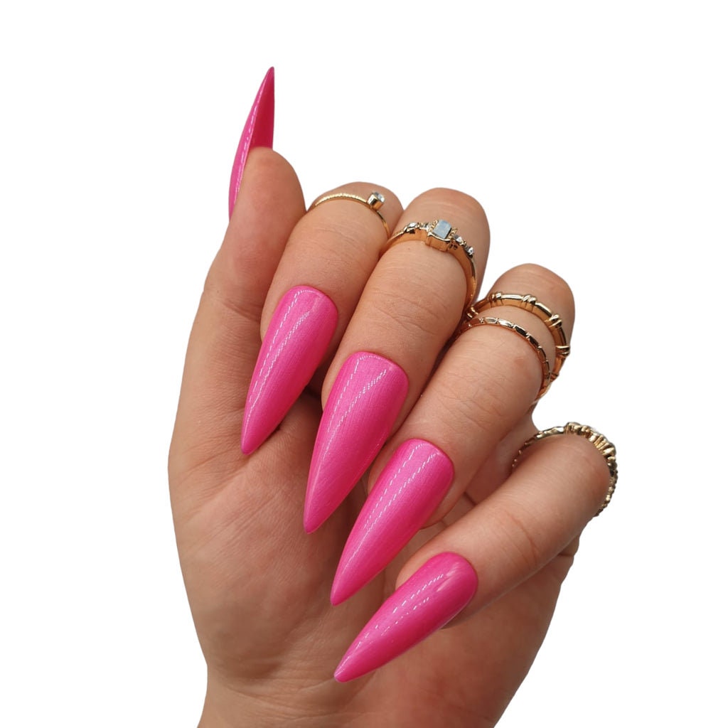 Press On Nails Pink Melone von MEVANAILS