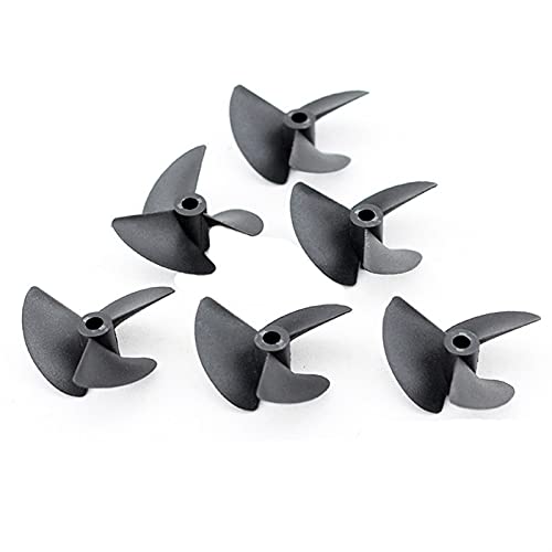 MEXWLOP 10 stücke RC Boot 3-Klinge Nylon Propeller for DIY Modell Spielzeug Handgemachte Welle Loch 4mm/4,76mm Paddel Durchmesser 36/47/52/55/57mm Prop Außenbordpropeller für Boote(4 * 36mm) von MEXWLOP