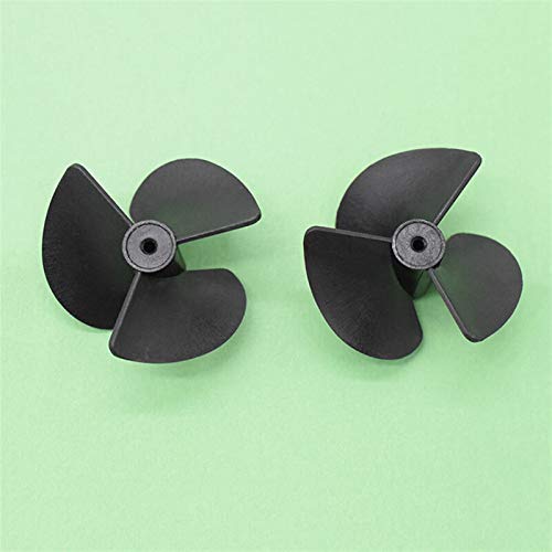 MEXWLOP 2 stücke Modell Boote Zubehör 3 Klingen Propeller for 2mm Welle 1,95 Montage Loch Paddel DIY Spielzeug Zubehör Außenbordpropeller für Boote von MEXWLOP