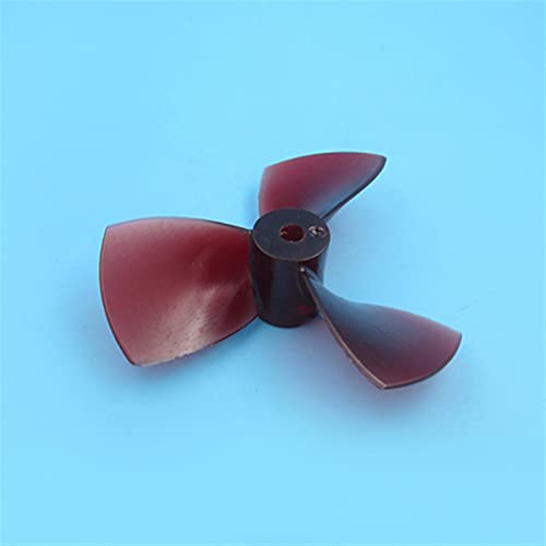 MEXWLOP 80mm PC Propeller 3-Blatt D80mm Propeller P1.2 CW CCW Requisiten in 5mm Loch for RC Bootsmodelle Außenbordpropeller für Boote(1PC CW) von MEXWLOP