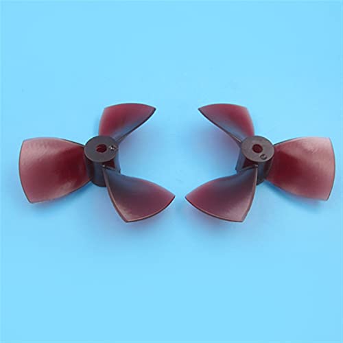 MEXWLOP 80mm PC Propeller 3-Blatt D80mm Propeller P1.2 CW CCW Requisiten in 5mm Loch for RC Bootsmodelle Außenbordpropeller für Boote(1Pair) von MEXWLOP