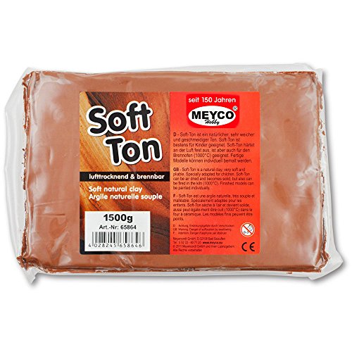 Soft-TON terracotta 1 5kg. vakuum Poly - Pack. von MEYERCORDT GMBH