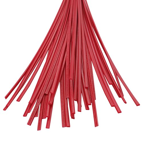 MEYINGOU Kunststoff-Stoßfänger-Schweißdrähte, PP-Material, doppelsträngig, geeignet for Tankschweißen, Gewicht 1 kg(Red) von MEYINGOU