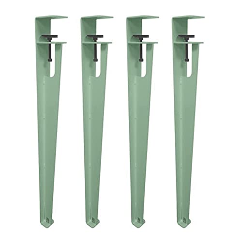 MEYINGOU Metall Tischbeine,Verstellbare Tischbeine, Tischbeine aus Metall, Möbelbeine, DIY-Bankbein aus Eisen, for DIY-Couchtisch-Möbelkonsole, kein Stanzdesign(Green,76cm(30in)) von MEYINGOU