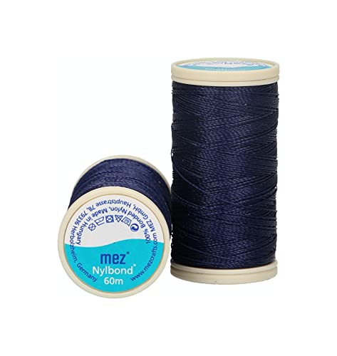 MEZ 4505060-09068 Nähgarne, 100% Nylon, 9068, 60m, 10 Gramm von MEZ