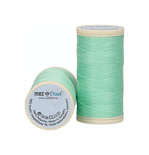 MEZ D4645-2088 Nähgarn, Polyester, 2088 Grün, 100 m von MEZ