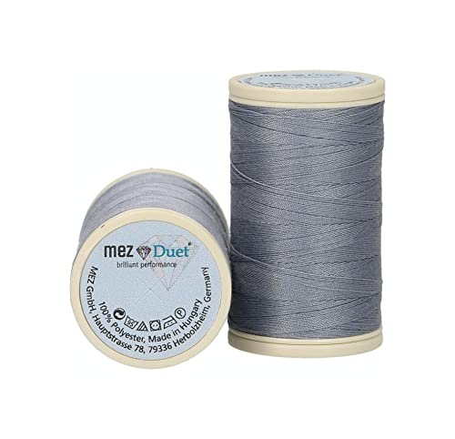MEZ D4646-4520 Nähgarn, Polyester, 4520 Grau, 200 m, meter MEZ D4646-4520 Nähgarn, Polyester, 4520 Grau, 200 m, meter von MEZ