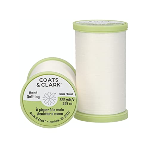 MEZ Dual Duty Handquilting, 325yds, S960000-00100, Farbe:100, Nähgarne White 297m von Coats