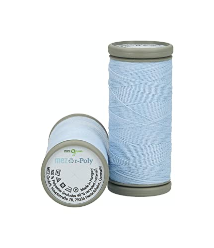 Mez R-Poly#120, 100M Spule pastel blue Nähgarne von MEZ