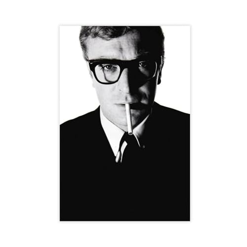 Michael Caine Leinwand-Poster, Wandkunst, Dekordruck, Gemälde für Wohnzimmer, Schlafzimmer, Dekoration, ungerahmt, 60 x 90 cm von MExmeb