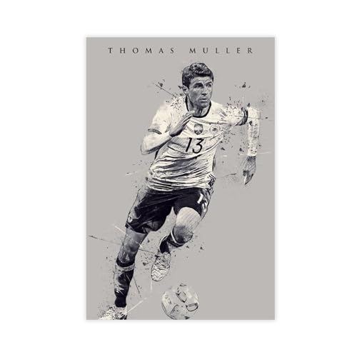 Thomas Muller 1 Leinwand-Poster, Wandkunst, Dekordruck, Gemälde für Wohnzimmer, Schlafzimmer, Dekoration, ungerahmt, 30 x 45 cm von MExmeb