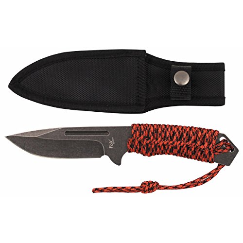 MFH Messer, Redrope stonewashed Jagdmesser Trapper Outdoormesser Ritter Mittelalter Survival Klein oder Groß (Groß) von MFH