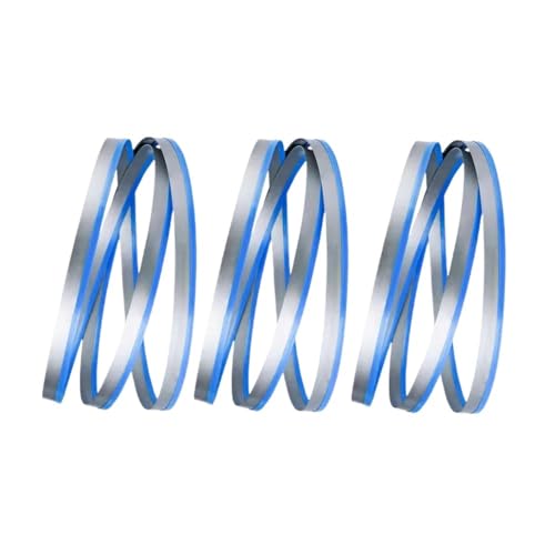 Bandsägeblatt, 3 Stück, 8–12 TPI, 52 1/2 x 1/2 Zoll, scharfes Bandsägeblatt, M42-Sägeblätter for Schneiden von Aluminium, Kupfer, Messing von MFUPR