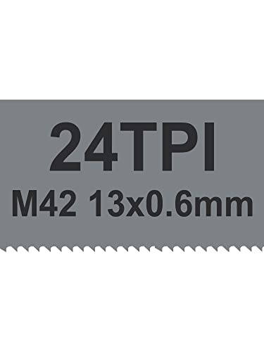 Bandsägeblatt 24TPI Elektrowerkzeug-Zubehör M42 730 mm for tragbare Bandsäge MAKlTA DPB184Z Panas0nic EY45A5XT32 von MFUPR