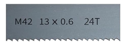 Bandsägeblatt M42 1/2 Zoll Bandsägeblätter for Holzbearbeitung 1140–2930 mm x 13 mm x 06 mm mit 6–14 tpi(24T,1300mm) von MFUPR