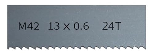 Bandsägeblatt M42 1/2 Zoll Bandsägeblätter for Holzbearbeitung 1140–2930 mm x 13 mm x 06 mm mit 6–14 tpi(24T,1511mm) von MFUPR