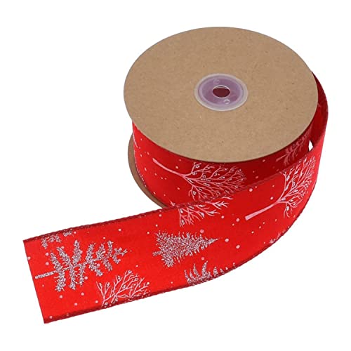 Geschenkband for Geschenke, 5 mm Sackleinen-Drahtband, Drahtkantenband, Weihnachts-Drahtband, Sackleinenband, Bauernhaus-Bastelband, DIY-Stoffband for Verpacken von Geschenken, Weihnachtsdekoration(5c von MFUPR