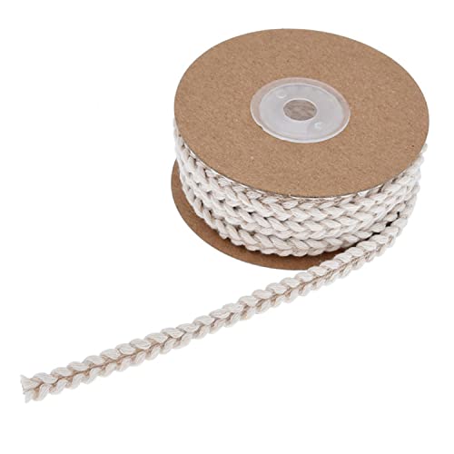 Geschenkband for Geschenke – 9,1 m Mesh-Sackleinenband, natürliche Jute for Heimwerker, Hochzeit und Party-Dekoration(Style 4 10mm) von MFUPR