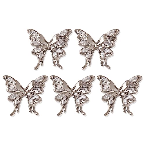 5pcs 3D Nägelschmuck Luxus Zirkonnagelkunst Strauch Glänzende Kristalle Diamant Edelsteine ​​für Nagel Dekore Ringe Ohrringe von MHADBKH