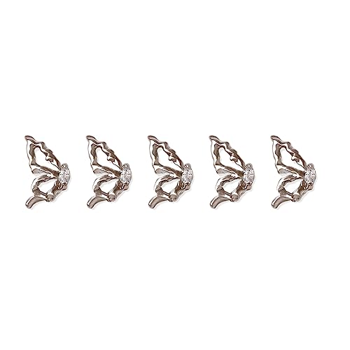 5pcs 3D Nägelschmuck Luxus Zirkonnagelkunst Strauch Glänzende Kristalle Diamant Edelsteine ​​für Nagel Dekore Ringe Ohrringe von MHADBKH