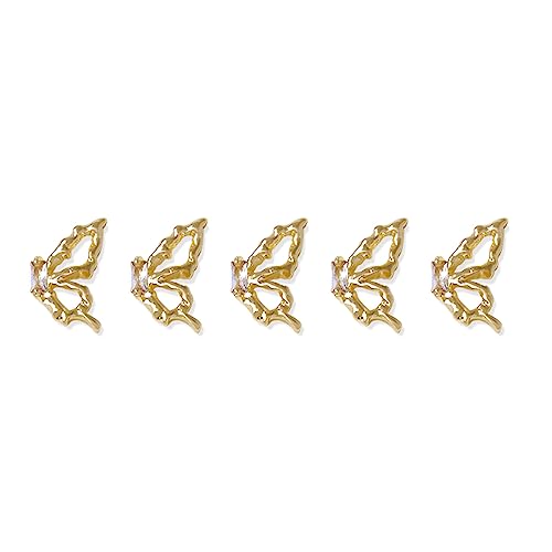 5pcs 3D Nägelschmuck Luxus Zirkonnagelkunst Strauch Glänzende Kristalle Diamant Edelsteine ​​für Nagel Dekore Ringe Ohrringe von MHADBKH