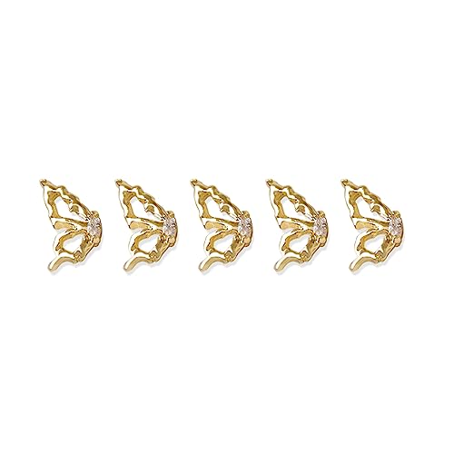 5pcs 3D Nägelschmuck Luxus Zirkonnagelkunst Strauch Glänzende Kristalle Diamant Edelsteine ​​für Nagel Dekore Ringe Ohrringe von MHADBKH