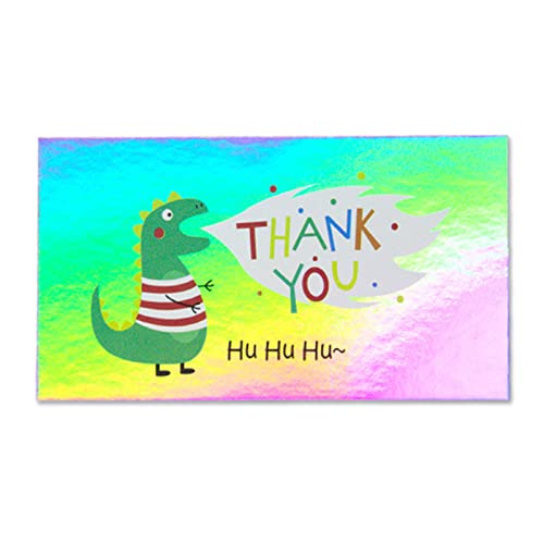 Für kreative Dankeskarten, glitzernder, bunter Hintergrund für Geschenkverpackungen, Party, Boutique, Supermarkt, 50 Stück von MHADBKH