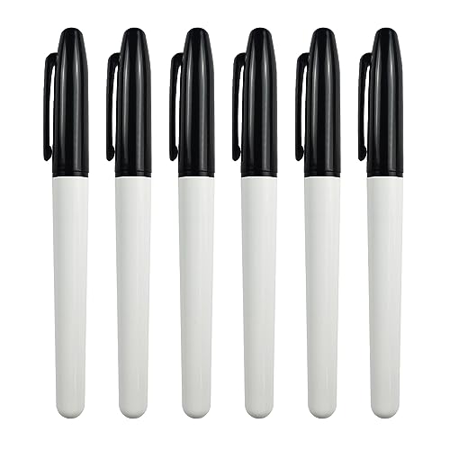 MHADBKH 6pcs Whiteboard Quiltmarker Stifte Marker Stift Verschwinden Tinte Stifte Flüschwater Lösliches Luftlöschbare Marker Stifte von MHADBKH