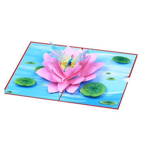 MHADBKH Blumenlibelle 3D Grußkarte Effektive 3D Blumen Libellen Klappbare Grußkarte Für Verschiedene Feierlichkeiten MHADBKH Blumenlibelle 3D Grußkarte Effektive 3D Blumen Libellen Klappbare Grußkarte Für Verschiedene Feierlichkeiten von MHADBKH