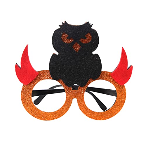 MHADBKH Halloween-Brille, lustige Cosplay-Brille, Foto-Requisiten, Zubehör, Neuheit, Happy Halloween, Brille für Kostümpartys von MHADBKH