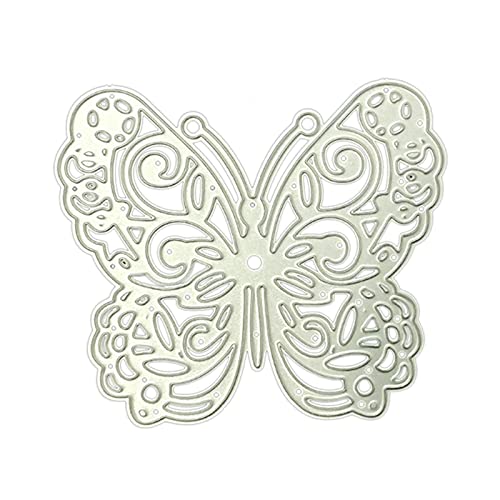 Metallform für Zubehör, Metall-Stanzform für Schmetterlinge, Handgröße, einfache Form, feine Papierschablonen von MHADBKH