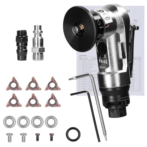 MICFENY Pneumatik Anfasmaschine Tragbare Metall-Trimmmaschine 45 Grad Anfasen und Lager Winkelschneiden von MICFENY