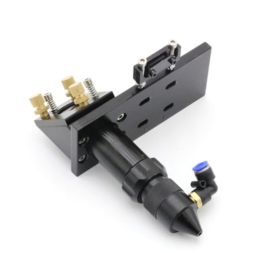 CO2-Laserkopf for Linsendurchmesser 18 19 20 FL. 38,1 50,8 63,5 75 101,6 127 mm und Spiegel 25 mm Halterung for Lasermaschine(127mm,25MM MIRROR_20MM) von MIELEU