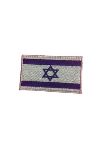 MIG Atlanta Israel-Flagge, bestickte Israel-Flaggen, zum Aufbügeln oder Aufnähen, 12,7 x 7,6 cm von MIG Atlanta