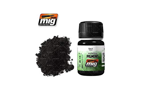 Mig Jimenez A.MIG-3001 Ammo Pigmente (35 ml) schwarz, Mehrfarbig von Mig Jimenez