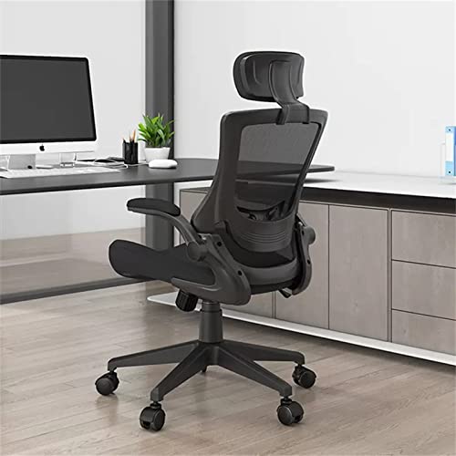 MIIKHI Drehstuhl für Zuhause, Büro, ergonomischer Bürostuhl, Netzstoff, Computer-Schreibtischstühle mit Lendenwirbelstütze, verstellbarer Kopfstütze und 3D-Armlehne, hohe Rückenlehne, Rollen, weiß, von MIIKHI