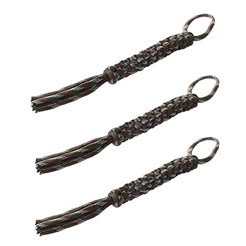 MILLTOR 3 x Digital Camo Paracord Square Weave Messer Lanyard von MILLTOR