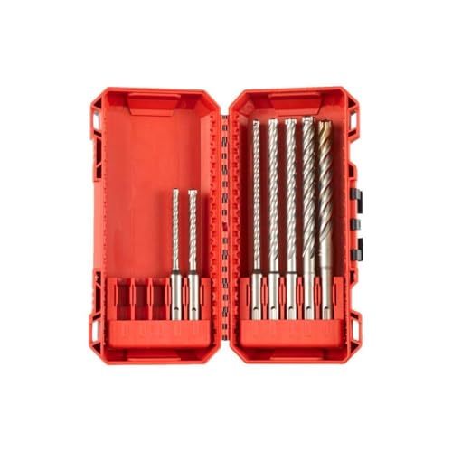 MILWAUKEE ACCESORIOS 4932492113 Estuche 7 Brocas SDS-Plus MX4-ajusta a PACKOUT Power Type, mehrfarbig von MILWAUKEE ACCESORIOS