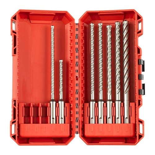 MILWAUKEE ACCESORIOS 4932492114 Estuche 7 Brocas SDS-Plus MX4-ajusta a PACKOUT Power Type, mehrfarbig von MILWAUKEE ACCESORIOS