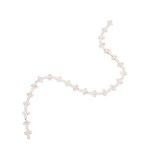MINAOLULUS 24 Teiliges Set Mit Kreuzperlen Für Armbänder Schmuckarmbänder Bastelset Für Mädchen Freundschaftsarmbänder Bastelbedarf Bettelarmband Set Perlenabstandshalter Türkis/Weiß MINAOLULUS 24 Teiliges Set Mit Kreuzperlen Für Armbänder Schmuckarmbänder Bastelset Für Mädchen Freundschaftsarmbänder Bastelbedarf Bettelarmband Set Perlenabstandshalter Türkis/Weiß von MINAOLULUS