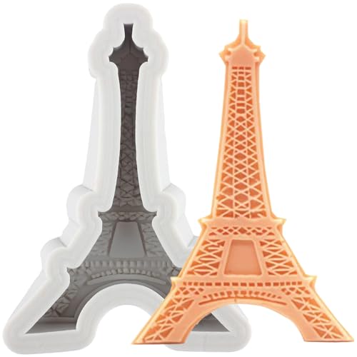 MINFEIDMS Paris Eiffelturm Silikonform Schokolade Fondant Formen für Kuchen Dekorieren Cupcake Topper Candy Paste Polymer Clay von MINFEIDMS