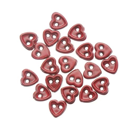 MIONGKI 20 Stück 4 mm handgefertigte Puppenkleidungsschnallen DIY Puppenkleidung Mini-Cartoon-Knöpfe 9 Farben Metallschnallen für 1/6 Puppenkleidung von MIONGKI